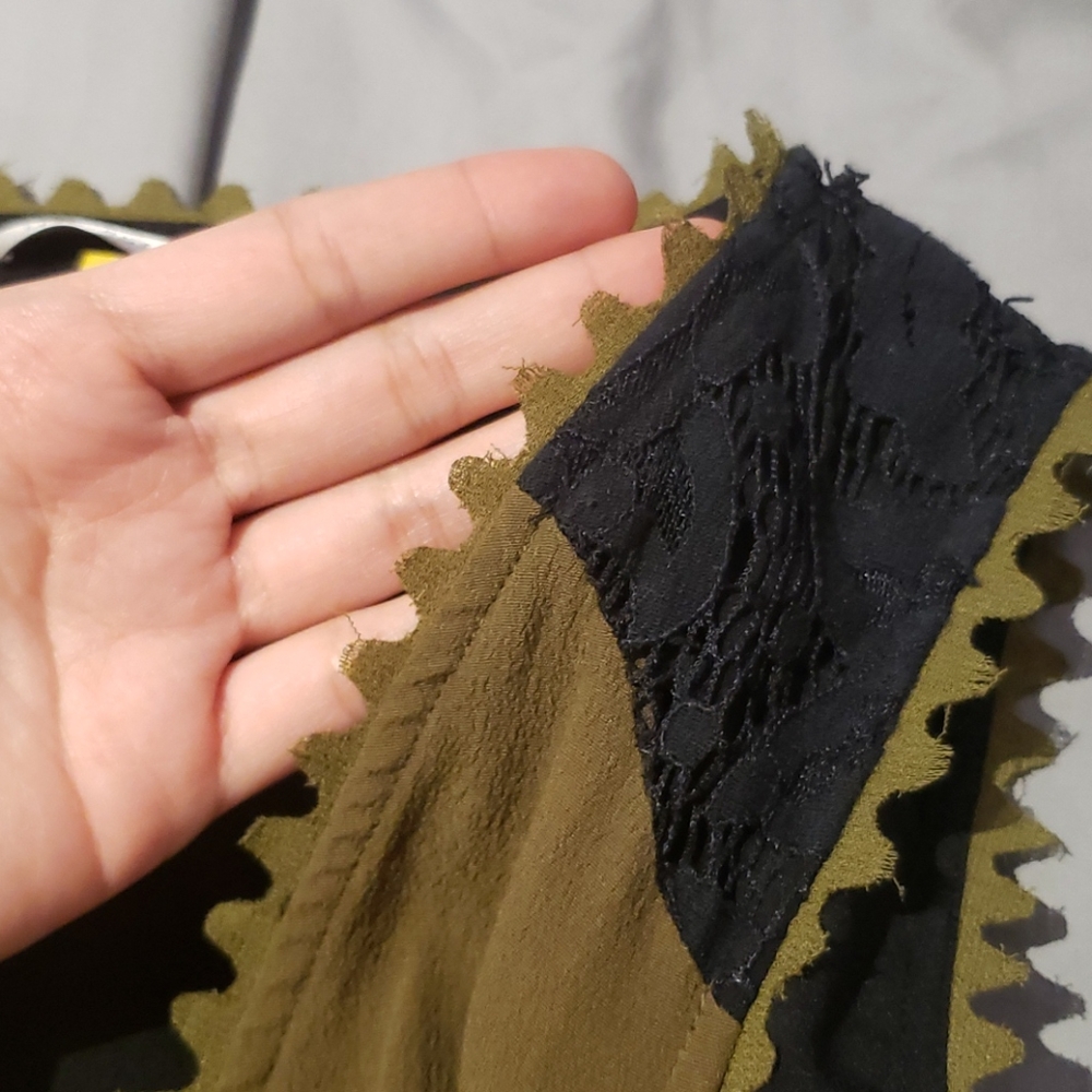 Leifsdottir Sani Olive Lace Jumpsuit - Picture 8 of 17